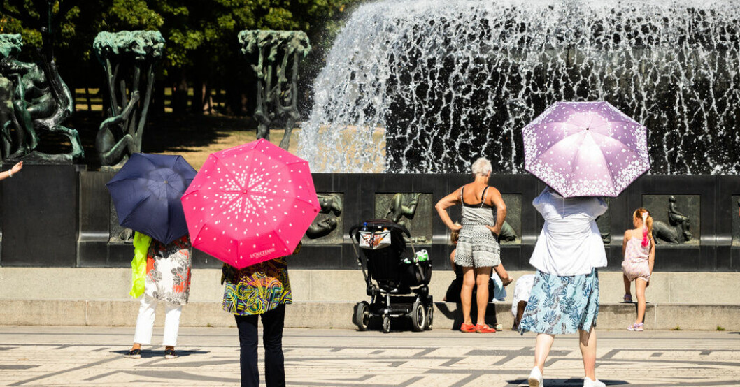 Det råder värmebölja i Oslo. Bilden är från en tidigare sommar. Oslo svettas i värmebölja: "Kommer fortsätta"