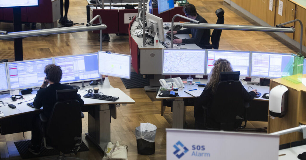 Det tar för lång tid att komma fram till SOS Alarm 112, konstaterar Riksrevisionen. Arkivbild. SOS Alarm svarar för långsamt – ska granskas