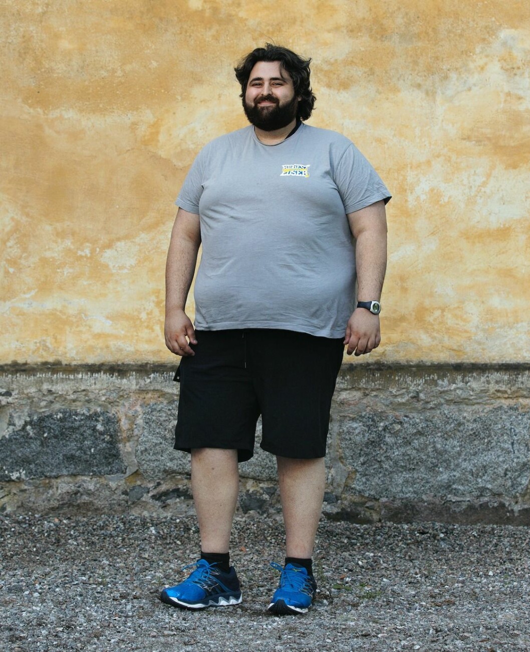 Diako Faraj, Håbo. FOTO: Sophie Odelberg/TV4 Diako Faraj, Håbo, i Biggest loser 2020