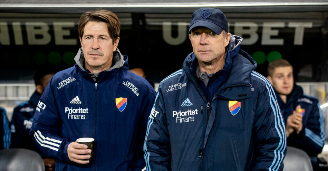 Djurgården förlänger med Thomas Lagerlöf och Kim Bergstrand. Arkivbild. Djurgården förlänger med tränarna: "Jättebra"