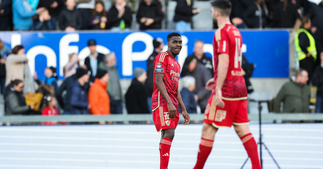 Djurgårdens Joel Asoro deppar efter förlusten mot Halmstad. Djurgården nollat igen: "Går bara emot"