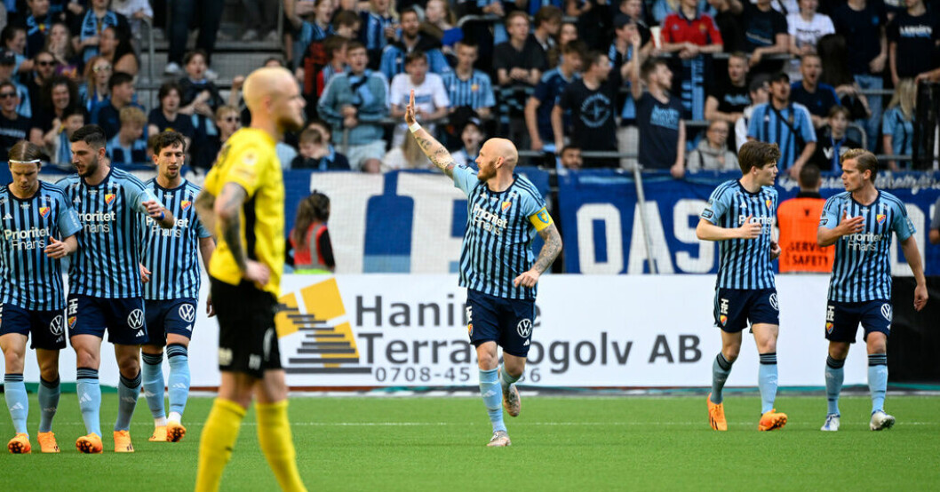 Djurgårdens Magnus Eriksson gjorde 1–0-målet när Djurgården vann över Mjällby. Lagkaptenen visade vägen: "Välbehövligt"