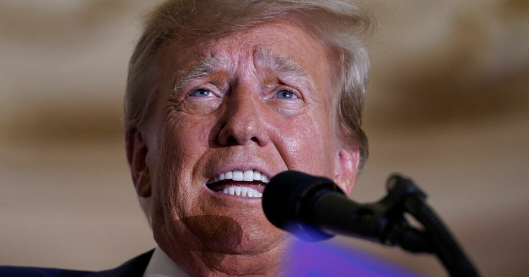 Donald Trump beskylls för USA:s katastrofala tillbakadragande från Afghanistan. Arkivbild. Vita huset: Afghanistanflopp var Trumps fel