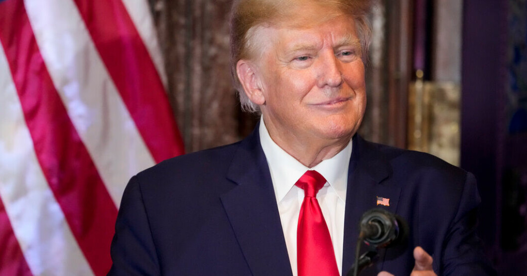 Donald Trump har fått sin första motkandidat till att bli Republikanernas presidentkandidat 2024. Arkivbild. Experter: Haley testballong för fler utmanare
