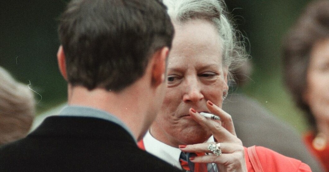 Drottning Margrethe har fimpat för gott. Arkivbild. Drottning Margrethe har slutat röka