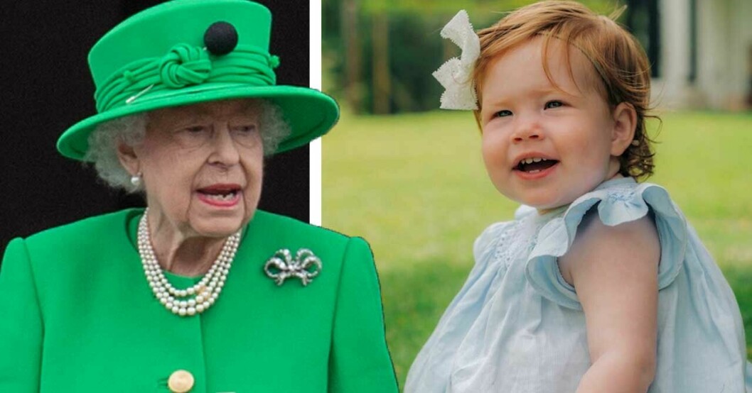 Drottning Elizabeth och Lilibet