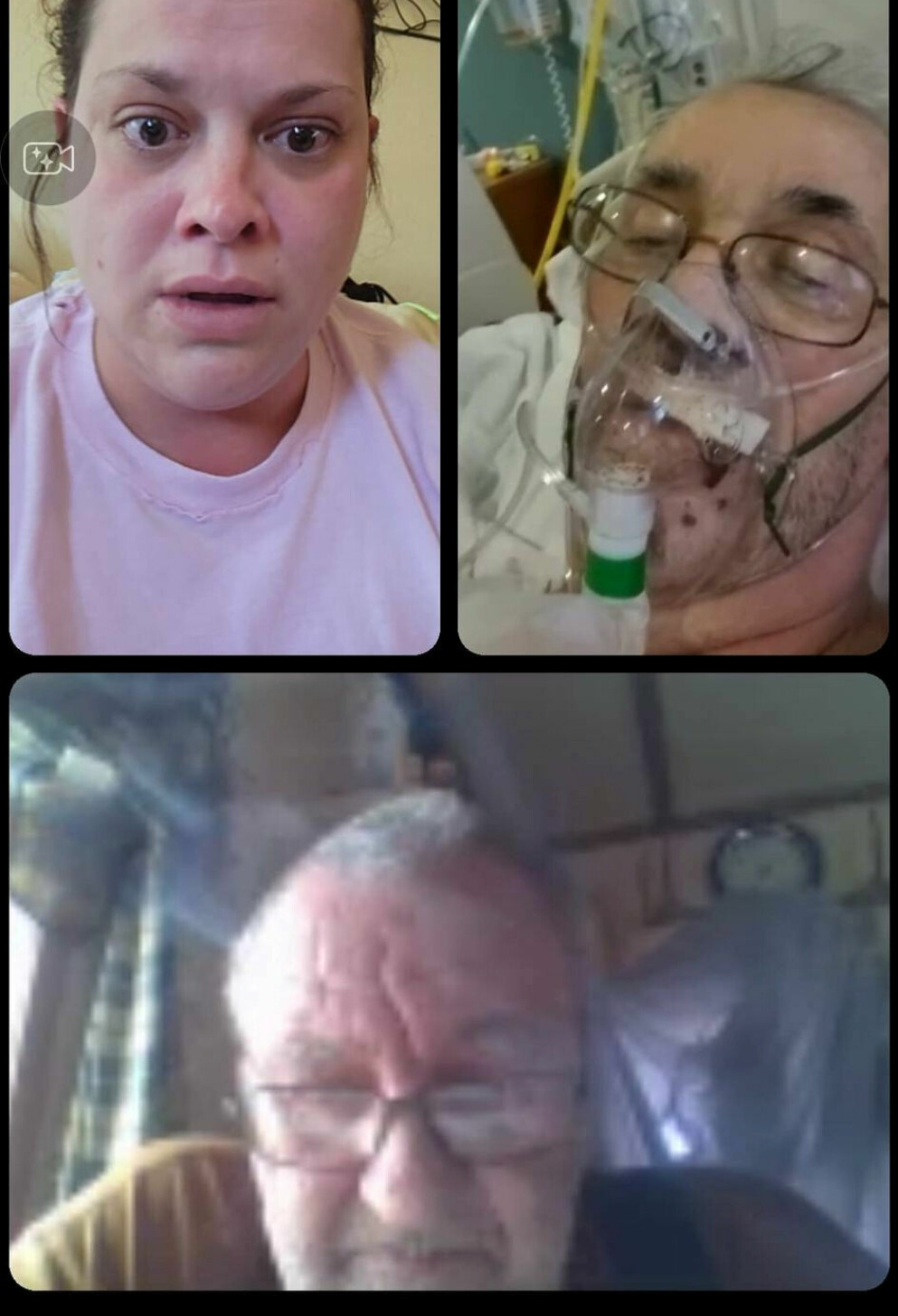 Robert ”Bobby” Hadley Reinhart Jr. och Brandi Guicciardini och Robert Stratton pratar på Facetime. Robert ”Bobby” Hadley Reinhart Jr. och Brandi Guicciardini och Robert Stratton
