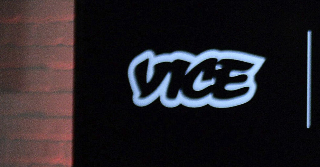 Dystra utsikter för Vice Media. Arkivbild Vice Media nära konkurs