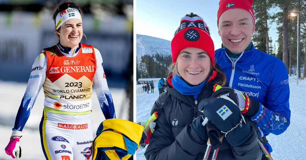 Ebba Andersson och Gustaf Berglund.