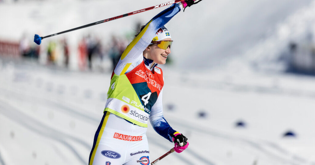 Ebba Andersson är med i den svenska truppen till världscuptävlingarna i Norge. Historisk femmil – här är den svenska truppen