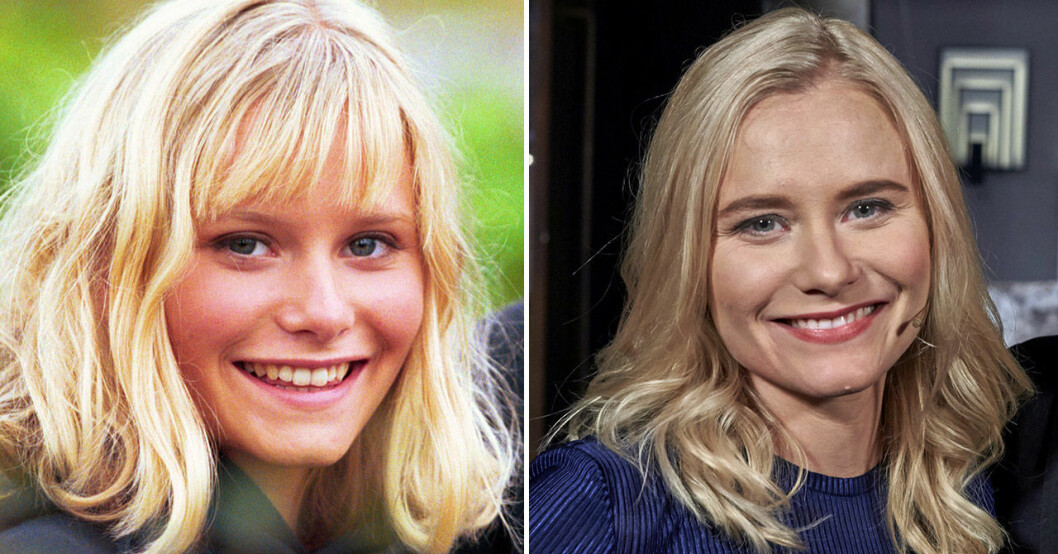 Ebba 1999 och 2019. Ebba Hultkvist Stragne 1999 och 2019.