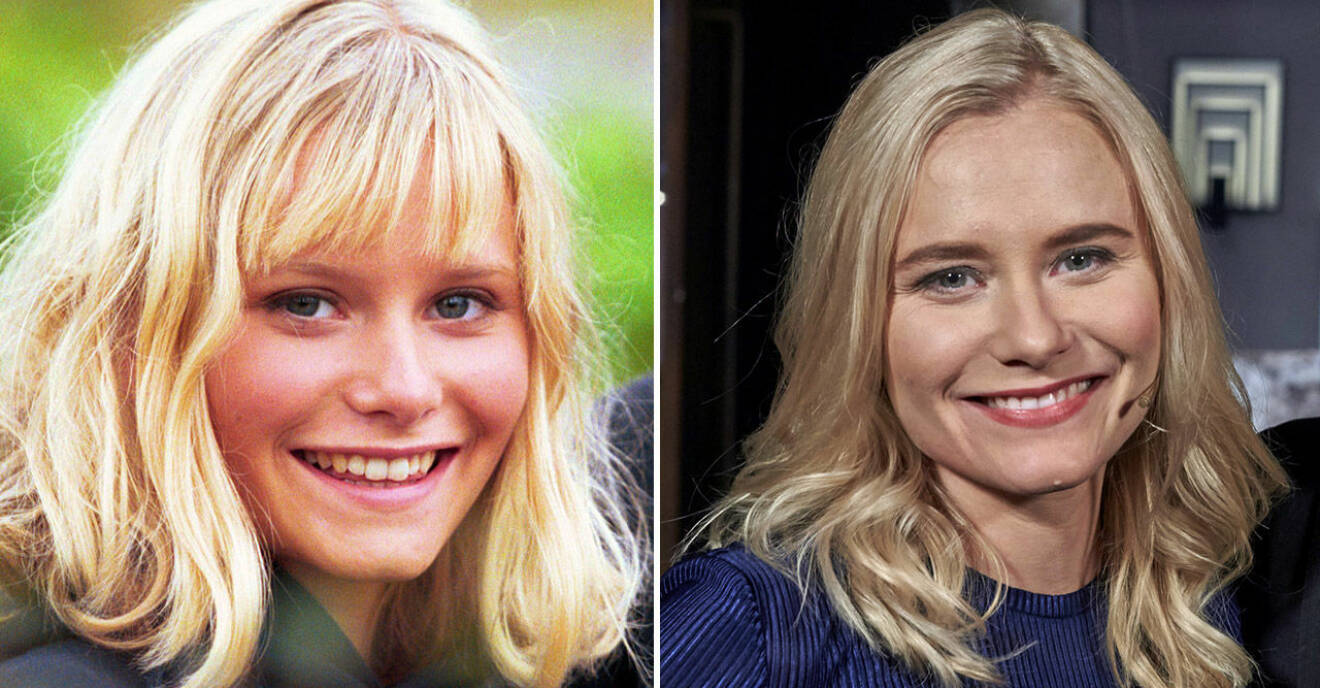 Ebba Hultkvist Stragne 1999 och 2019.