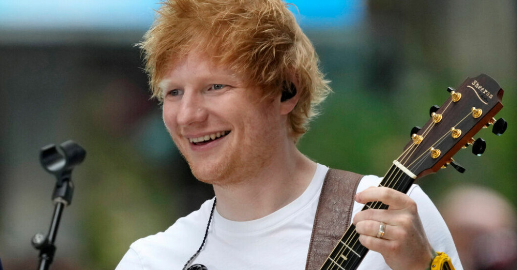 Ed Sheeran slår rekord igen. Arkivbild. Ed Sheeran slår rekord med "Eyes closed"