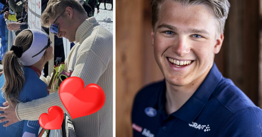 Edvin Angers nya kärlek bekräftas – norskan Emma Axelsson är skidstjärnans flickvän.