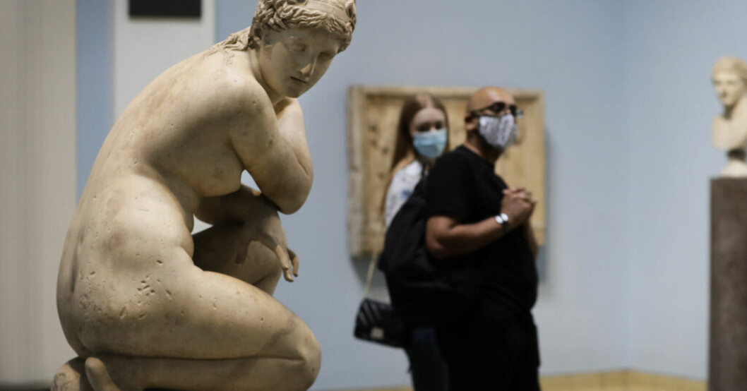 Efter pandemin ligger British Museum i London på tredje plats bland brittiska museer och turistmål. Arkivbild. Brittiska museer lider av post-covid