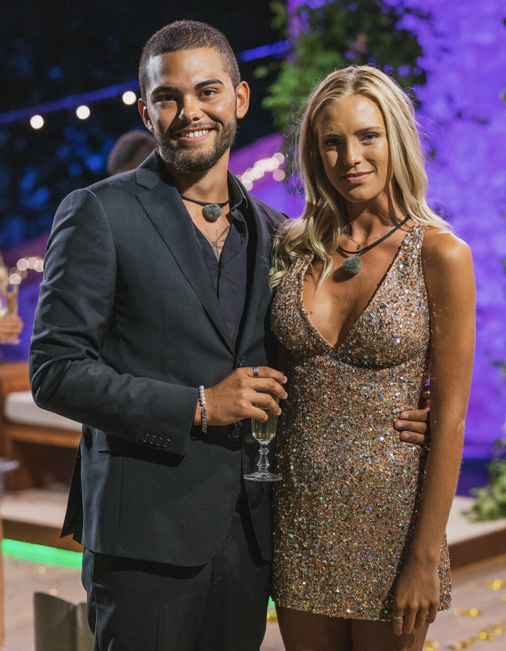 Elias och Malin. Elias och Malin på finalkvällen i True Love