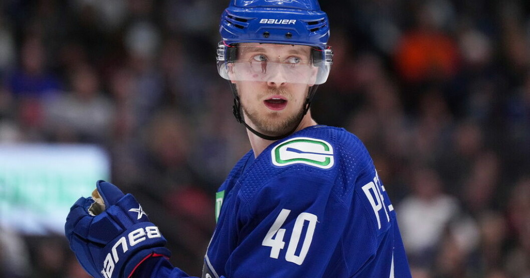 Elias Pettersson hade tackat ja till VM-spel, men hans försäkring blev för dyr. Arkivbild. Guldtränarens VM-kritik: "Behöver steppa upp"