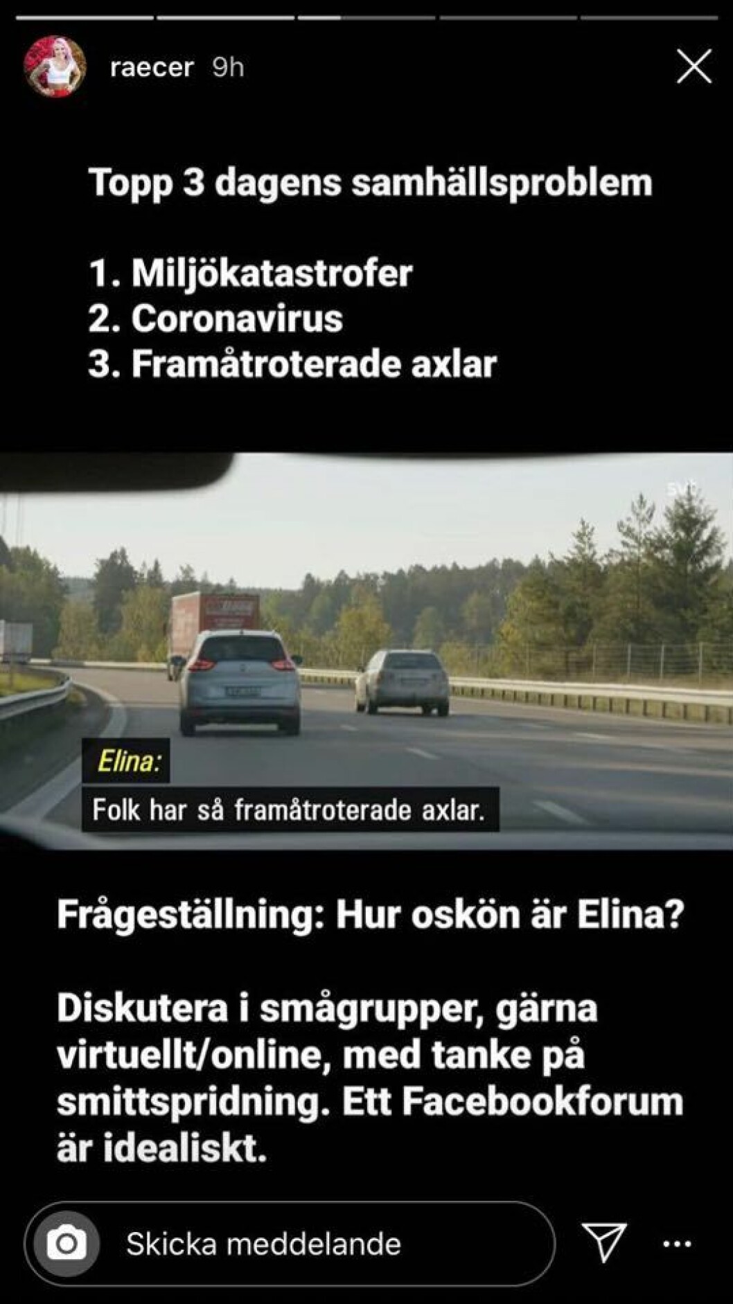 FOTO: Instagram Elina i Gift vid första ögonkastet instagram