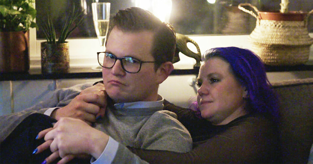 Elina och Jacob. <strong>Foto: SVT.</strong> Elina Raeder och Jacob Claesson i Gift vid första ögonkastet 2020.