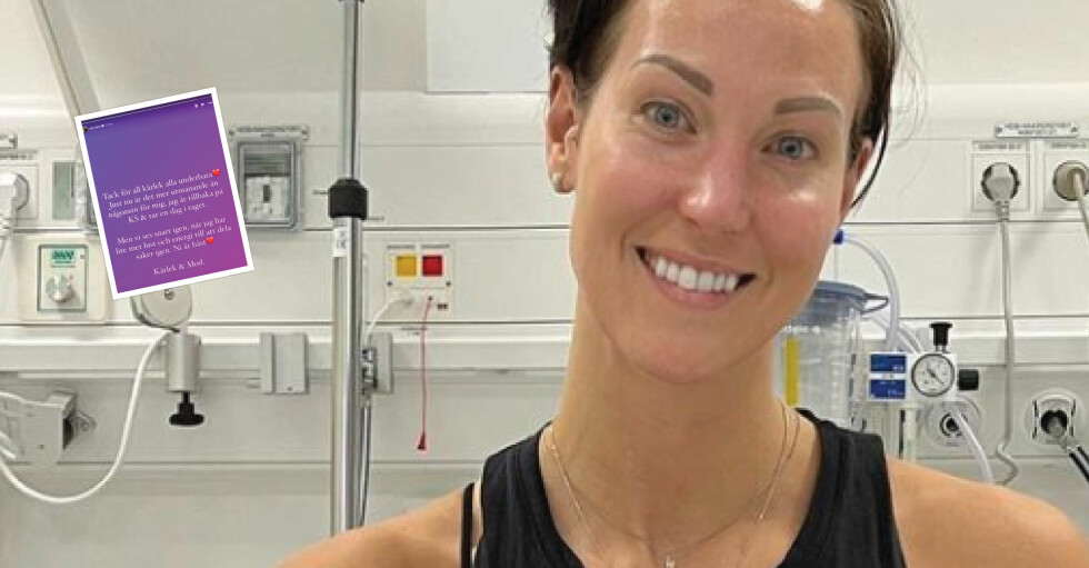 Träningsprofilen Elin Kjos, 35, tuffa besked.