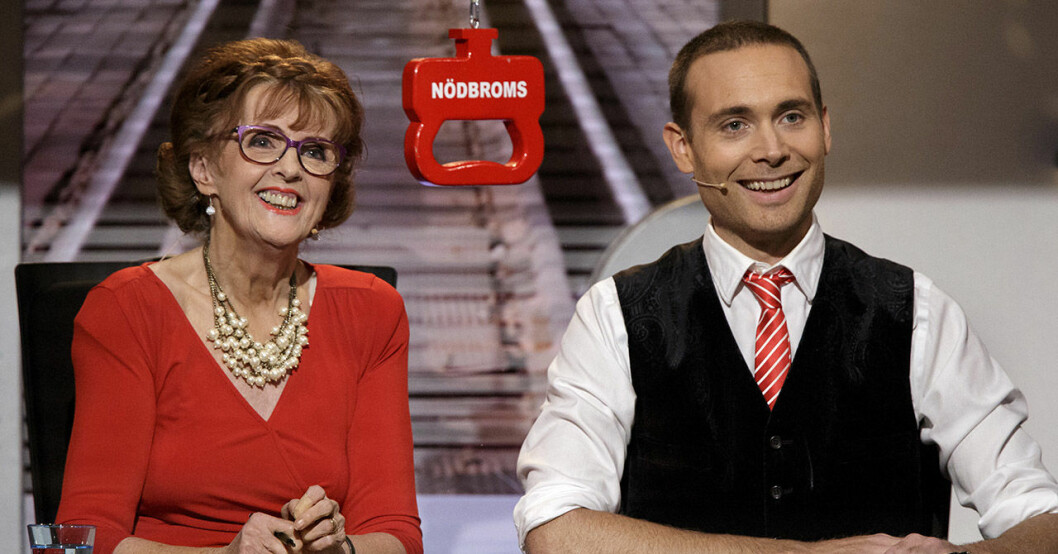 Jesper i SVT:s På spåret.