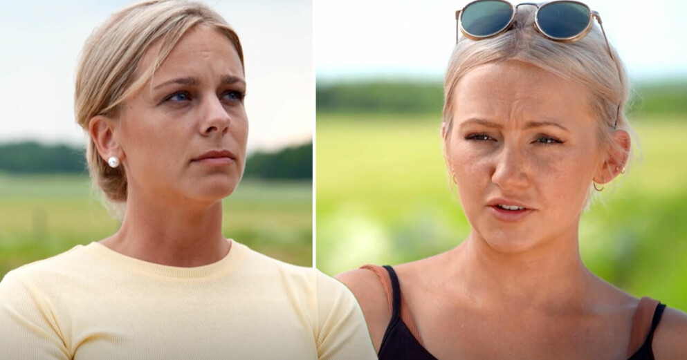 Ellinor och Lina sökte kärleken i samma kille, bonden Filip i Bonde söker fru 2021. Ellinor och Lina