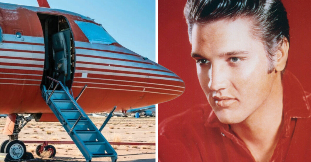 Elvis Presleys lyxflygplan ska säljas – så ser den ut inifrån.