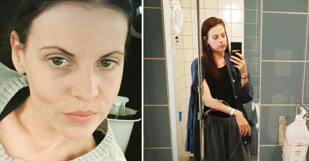 <strong>”Nu är jag i trygga händer”, säger Emelie. Hon är tacksam för vården på sjukhuset i Eskilstuna men har Ivo-anmält vårdcentralen.</strong> Emelie Claesson på sjukhuset i Eskilstuna.