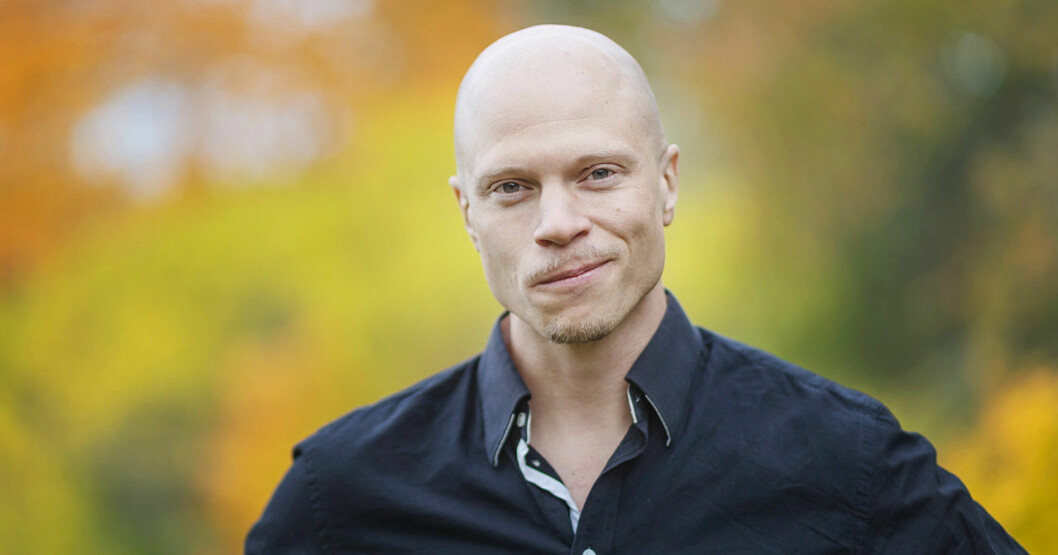 Emil Nygren. <strong>Foto: <span class="programImageViewerPhotographer">Stina Stjernkvist</span><span class="programImageViewerSeparator">/</span><span class="programImageViewerCopyright">SVT</span></strong> Emil Nygren i SVT:s Gift vid första ögonkastet.