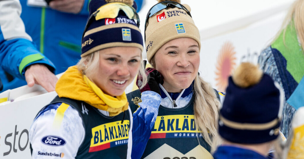 Emma Ribom och Jonna Sundling får åka sprintstafetten ihop. Ribom och Sundling åker sprintstafetten i VM