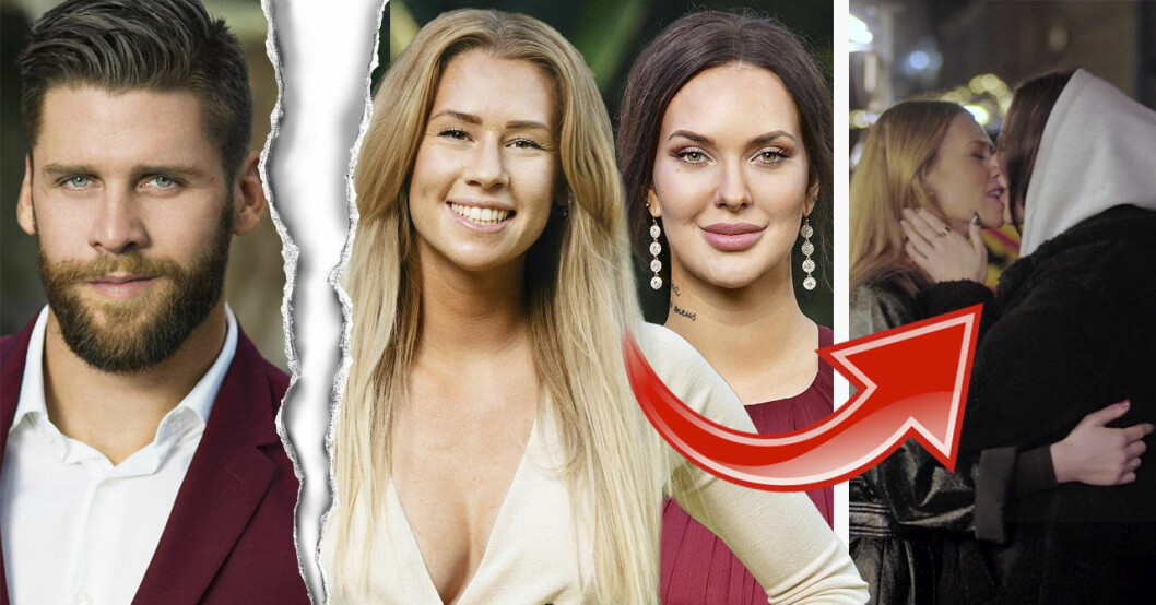 Hannah Forsdahl och Emmy Rönning dejtade Simon Hermansson i TV4:s Bachelor, men sedan fann de varandra i TV3:s Hemliga beundrare.