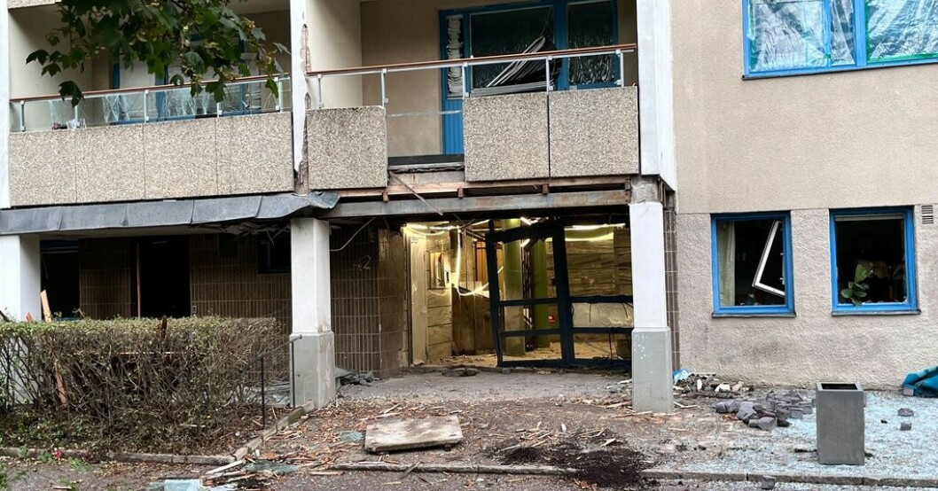 En 17-årig pojke döms för sprängningen på Södermalm i i Stockholm förra hösten. Arkivbild. 17-åring döms för sprängdåd på Södermalm