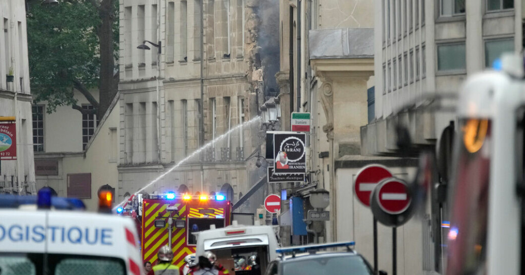 Sex kritiskt skadade efter explosion i Paris
