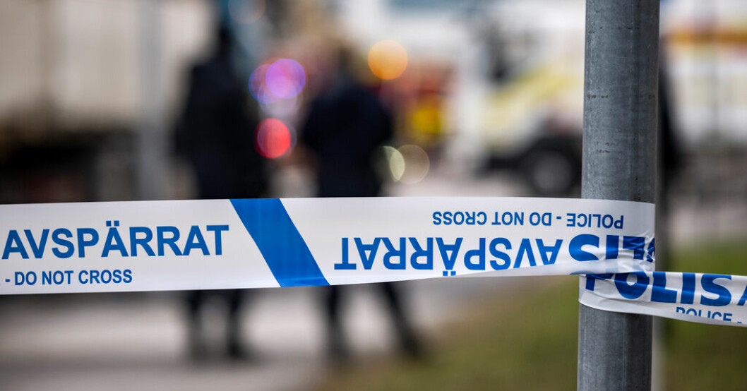 En kraftig explosion inträffade vid ingången till en hyresfastighet tidigt på söndagsmorgonen. Arkivbild. Explosion vid port i Göteborg
