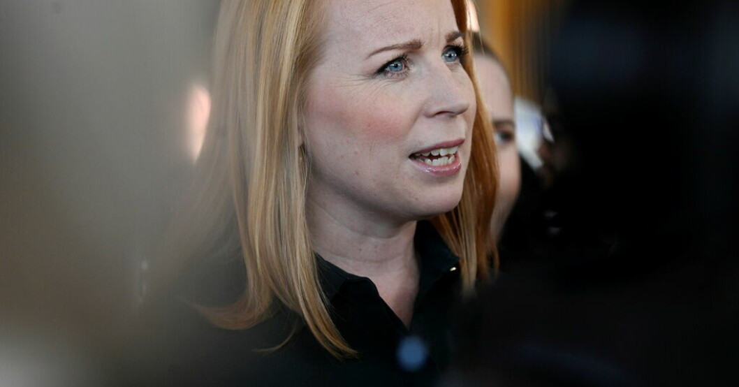 En man åtalas för att ha skrivit dödshot på Annie Lööfs Instagramkonto. Arkivbild. Man åtalas för dödshot mot Annie Lööf