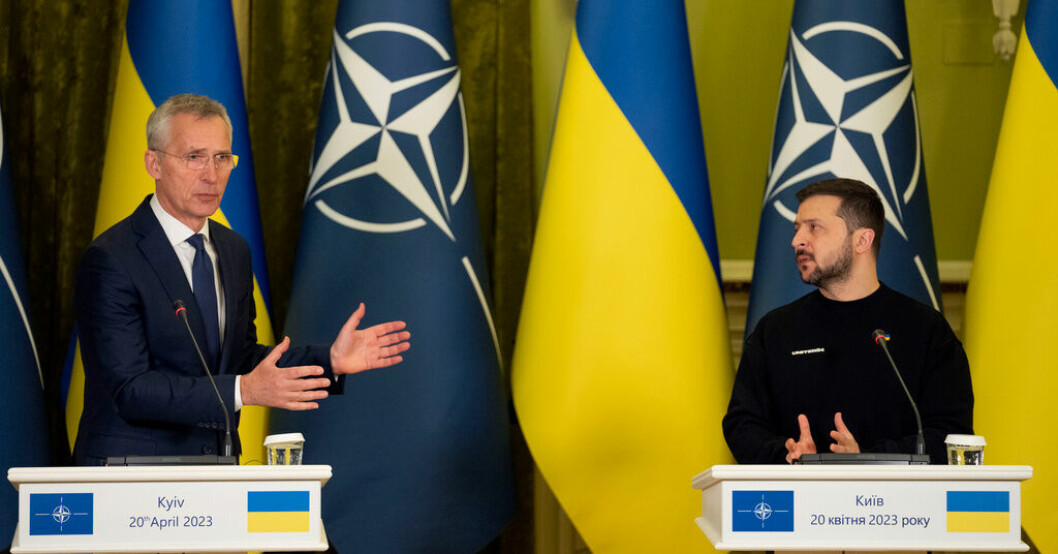 Zelenskyj: Dags för Ukraina att bjudas in i Nato