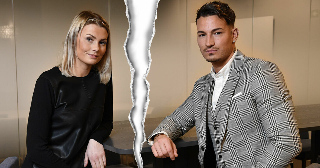Erica Lindberg och Marcelo Peña är inte bra vänner längre. Erica Lindberg och Marcelo Peña, vinnare av Paradie hotel hösten 2019.