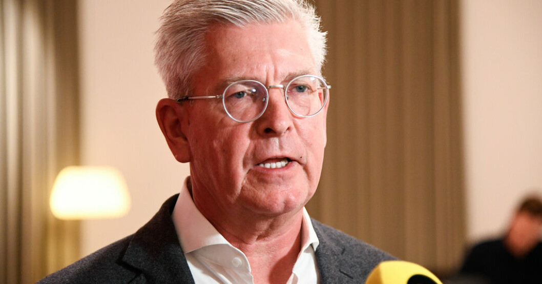 Ericssons vd Börje Ekholm målade upp en osäker bild för andra kvartalet. Arkivbild. Börsen tog igen tappet – men Ericsson rasade