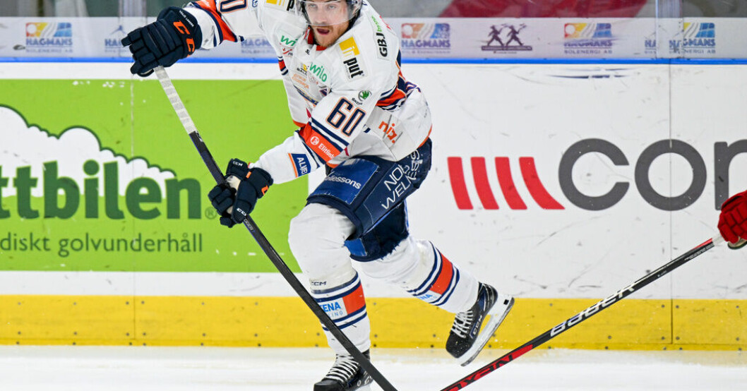 Erik Josefsson, småskadad lagkapten i Växjö, hann ge sitt lag ledningen under de drygt två minuter han spelade mot Frölunda i Göteborg. Växjös kapten visar vägen – på två minuter