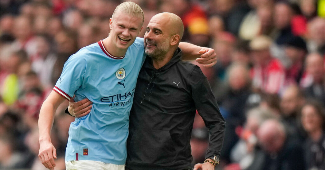 Erling Braut Haaland och Pep Guardiola. Väntar nya leeenden i Istanbul? Manchester City – klubben som väcker känslor