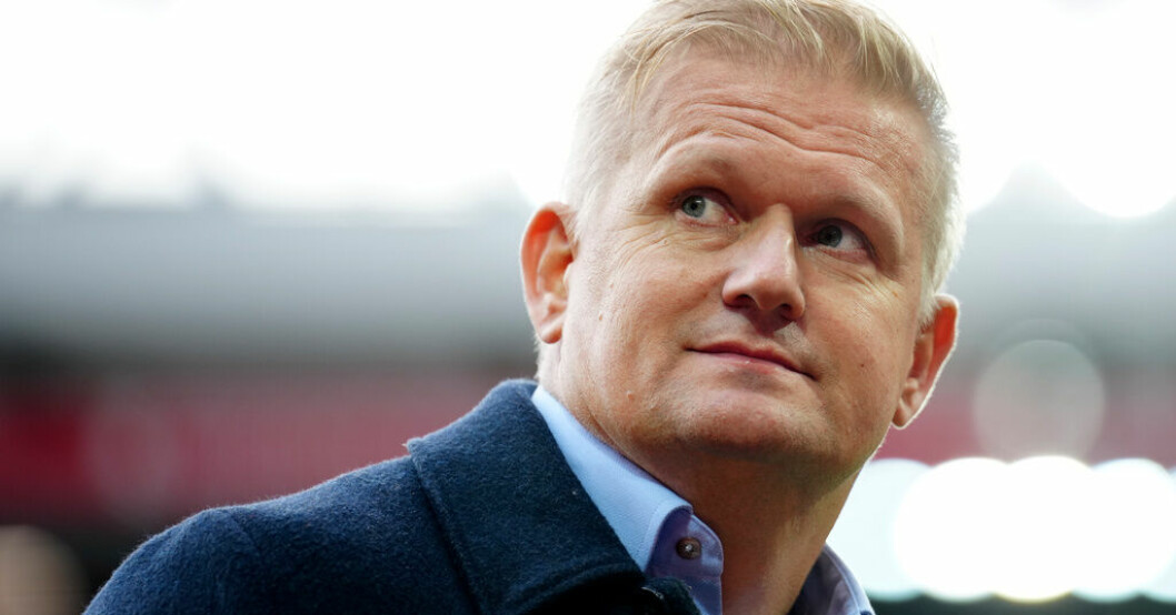 Erling Braut Haalands pappa, den förre storspelaren Alf-Inge, fick föras bort av vakter. Arkivbild. Haalands pappa bortförd av vakter