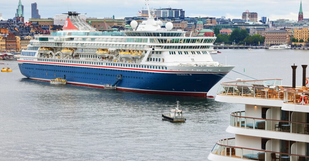 Ett av kryssningsfartygen som kom till Stockholm förra året. Arkivbild. Kryssningstapp i Stockholm – rekord i Göteborg