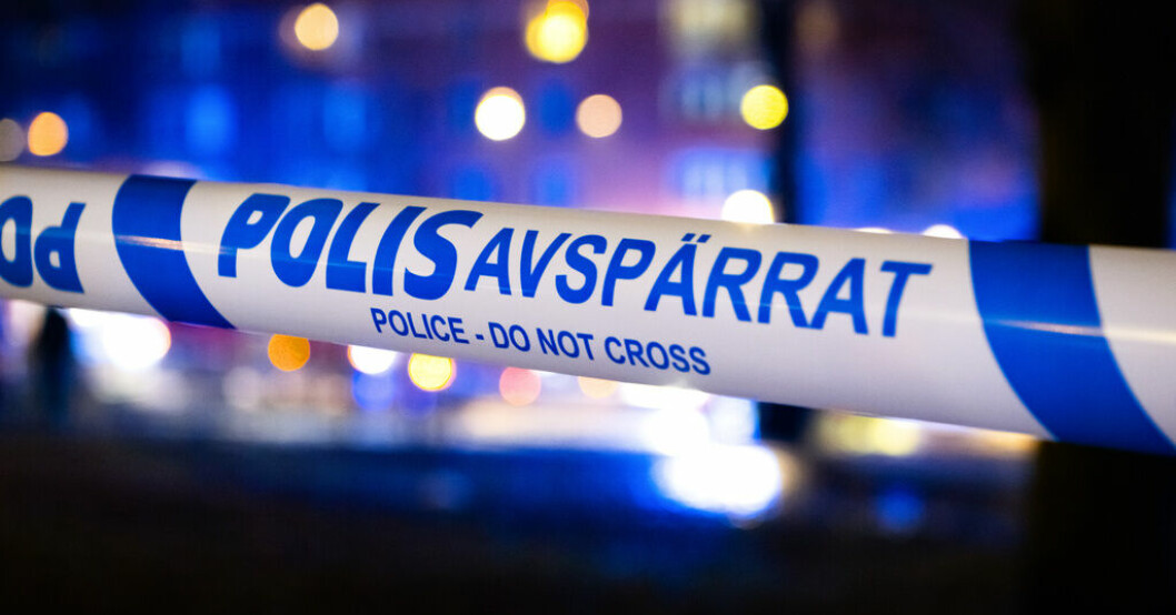 Skott mot lägenhetshus i Västerås