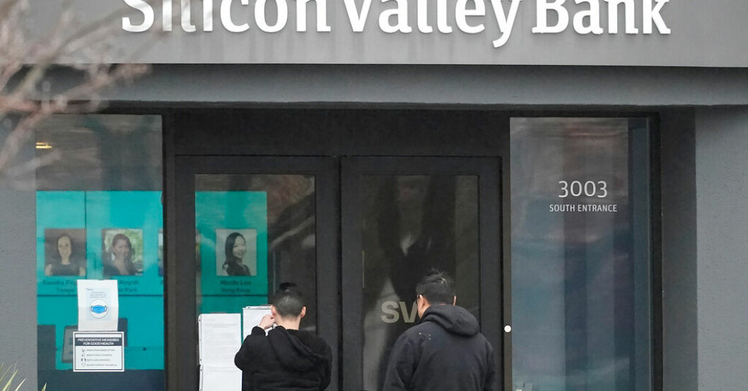 Ett kontor tillhörande krisande Silicon Valley Bank. Krisbankens vd sålde aktier före kollapsen