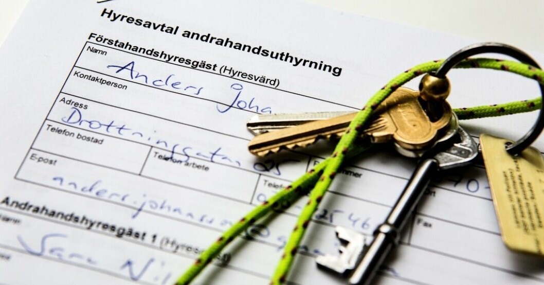 Ett kontrakt kan vara en bra idé även om du bara vill byta bostad under sommaren. Arkivbild. Byta sommarbostad – se upp för fallgroparna