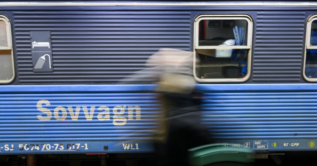 Ett nattåg mellan Malmö och Stockholm utsattes för stenkastning i natt. Arkivbild. Stenkastning mot SJ-tåg – tvingades vända