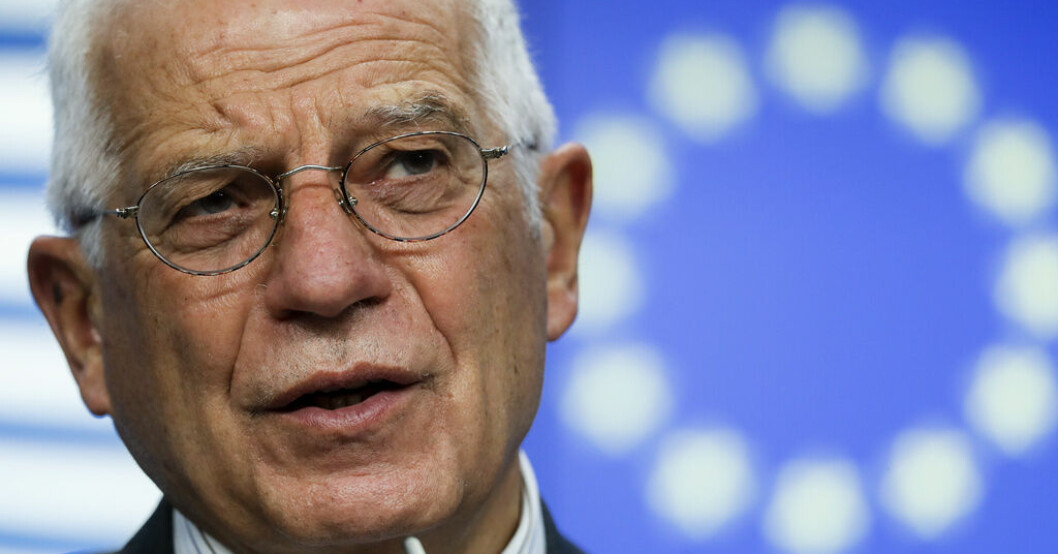 EU:s utrikeschef Josep Borrell. Arkivbild. Försvarsmusklerna spänns i Bryssel