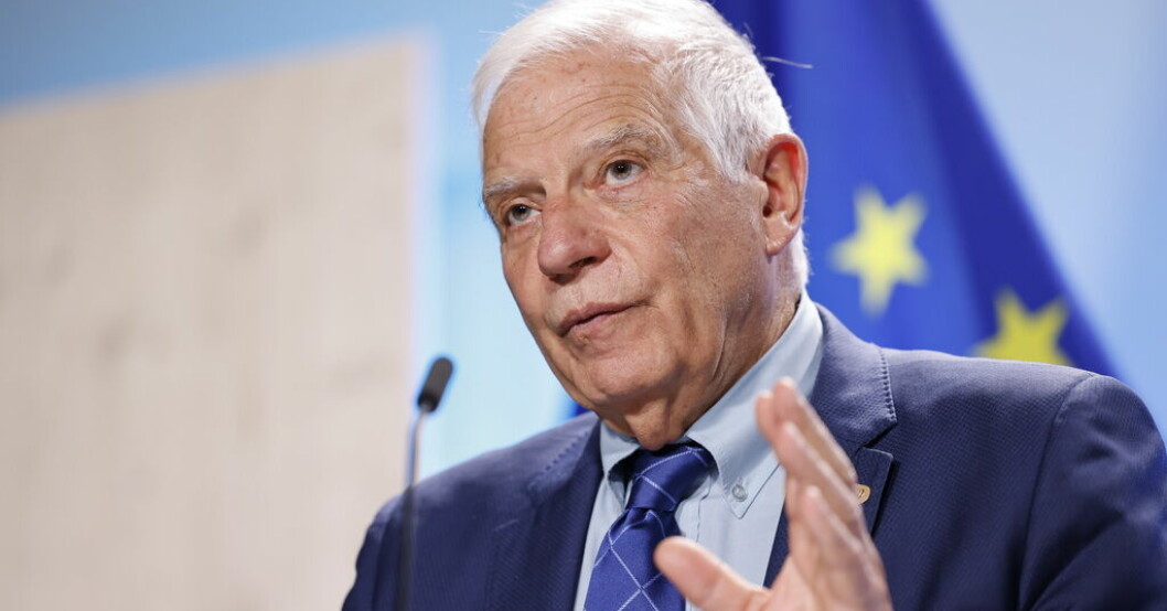 EU:s utrikeschef Josep Borrell. Arkivbild. EU fördömer nya avrättningar i Iran