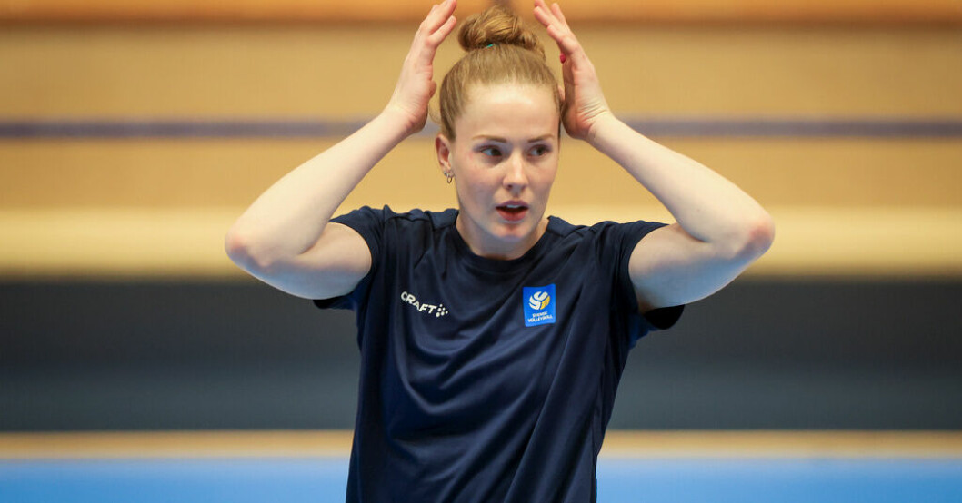 Europas bästa volleybollspelare Isabelle Haak. Haak vill lyfta landslaget: "Mår mycket bättre"