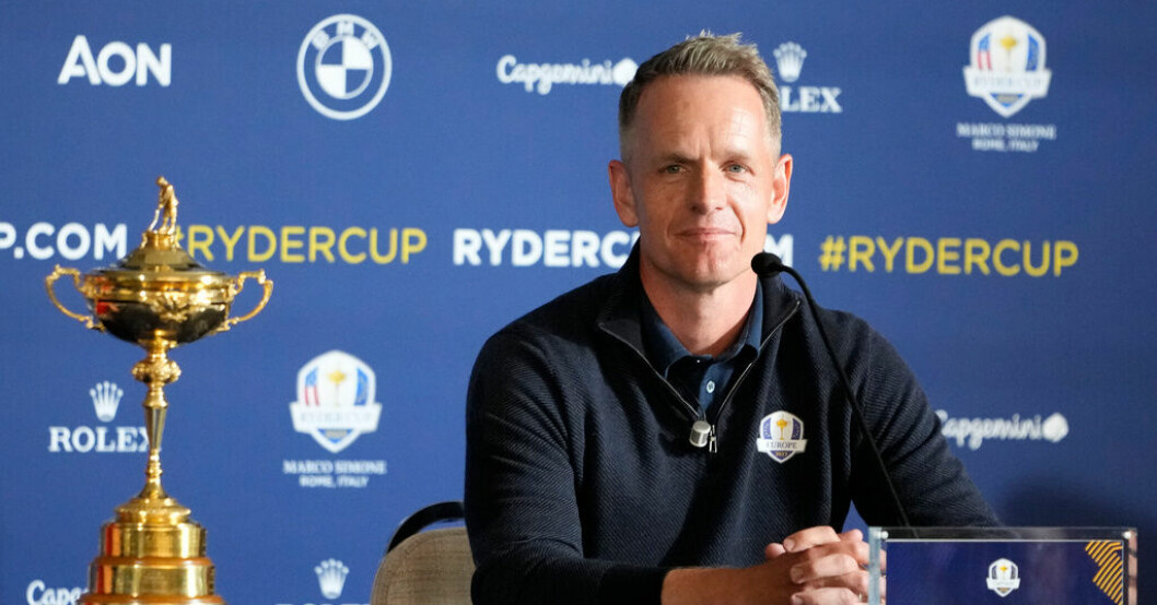 Europas Ryder Cup-kapten Luke Donald. Arkivbild. Ryder Cup-kaptenen om LIV-beslutet: "En skam"